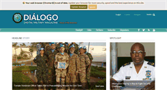 Desktop Screenshot of dialogo-americas.com